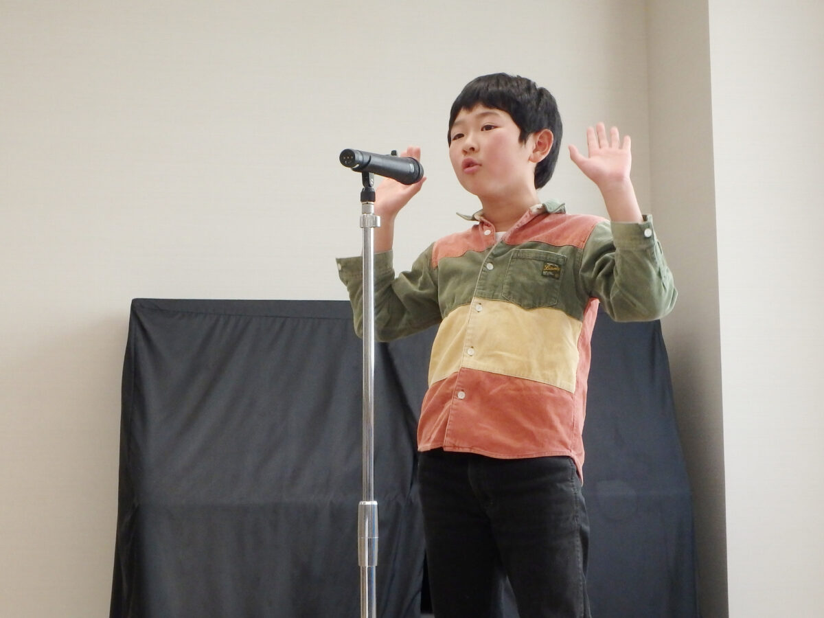 2023年スピーチコンテスト【低学年の部・最優秀賞】小関優新さん